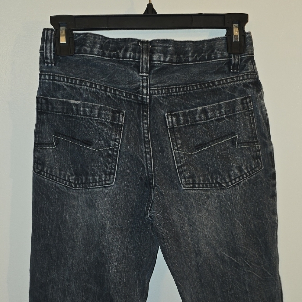 Tony Hawk Kids Dark Gray Jeans Distressed Skater - Picture 7 of 9